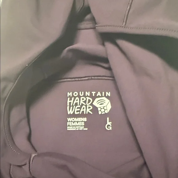 Mountain Hardwear Deep Purple Hooded Top - Picture 2 of 3